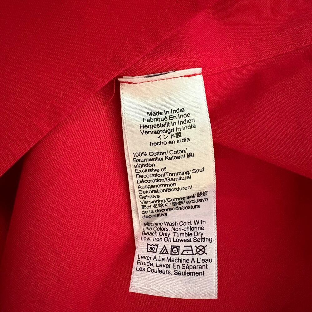 J. Crew Ondine Mini Dress Double Cotton Poplin Passion Rouge XS - Picture 3 of 11